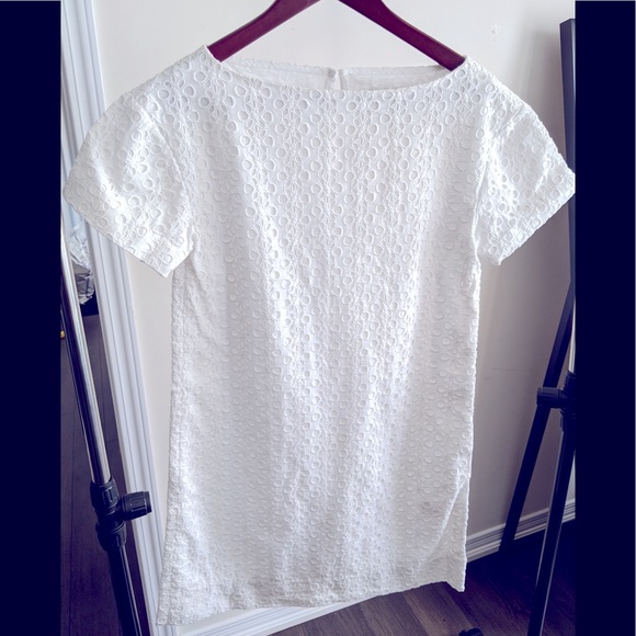 Kate Spade Havana Short Sleeve Eyelet Shift Dress - Picture 1 of 2